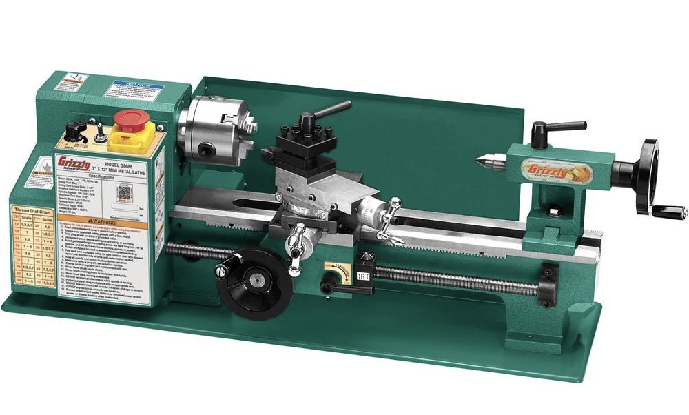 Grizzly G8688 Mini Metal Lathe